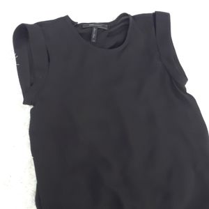 BCBG black blouse top xs